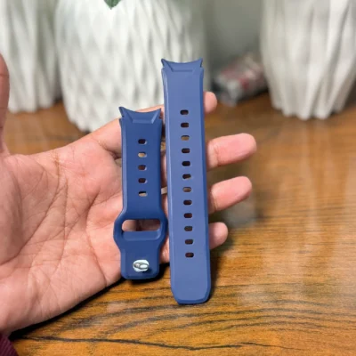 Blue Silicon for Samsung Watch 4/5 44mm