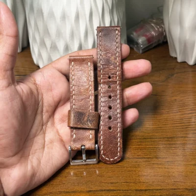 Brown Leather Strap 20mm
