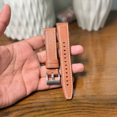 Light Brown Leather Strap 18mm